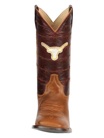Jar Boots Men's Rodeo Boots - Orange/Congnac 45476