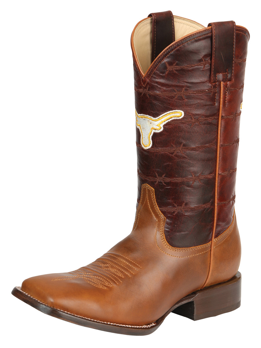 Jar Boots Men's Rodeo Boots - Orange/Congnac 45476