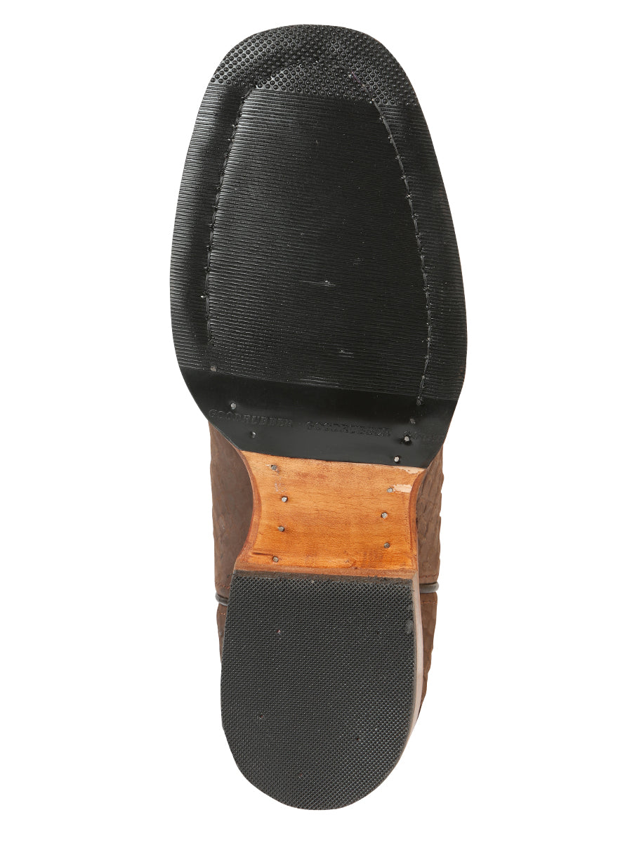 El General Men’s Rodeo Boot Imitation Python - Brown 45562