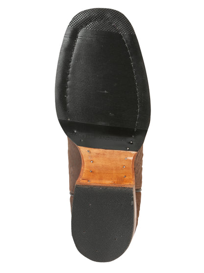 El General Men’s Rodeo Boot Imitation Python - Brown 45562