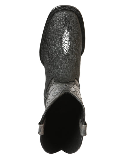 El General Men’s Rodeo Boot Imitation Stingray 45566