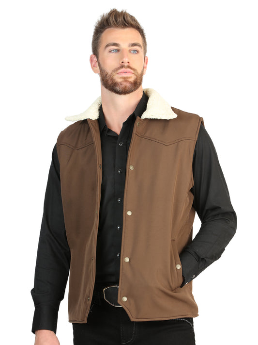 El General Men’s Vest - Brown 45645