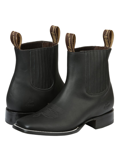 El Canelo Men’s Matte Black Boots 45755