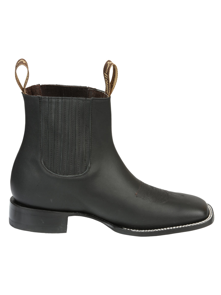 El Canelo Men’s Matte Black Boots 45755