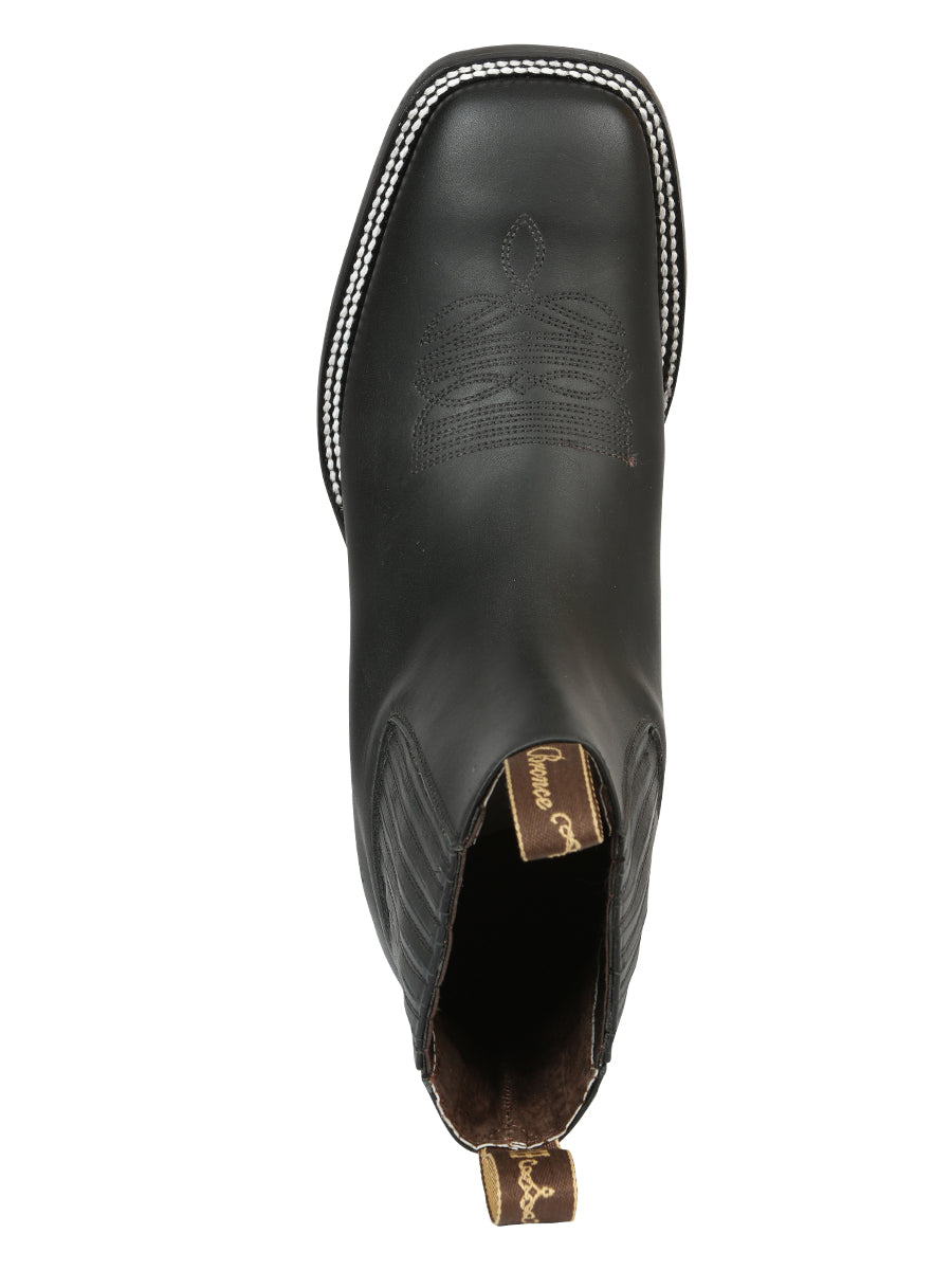 El Canelo Men’s Matte Black Boots 45755