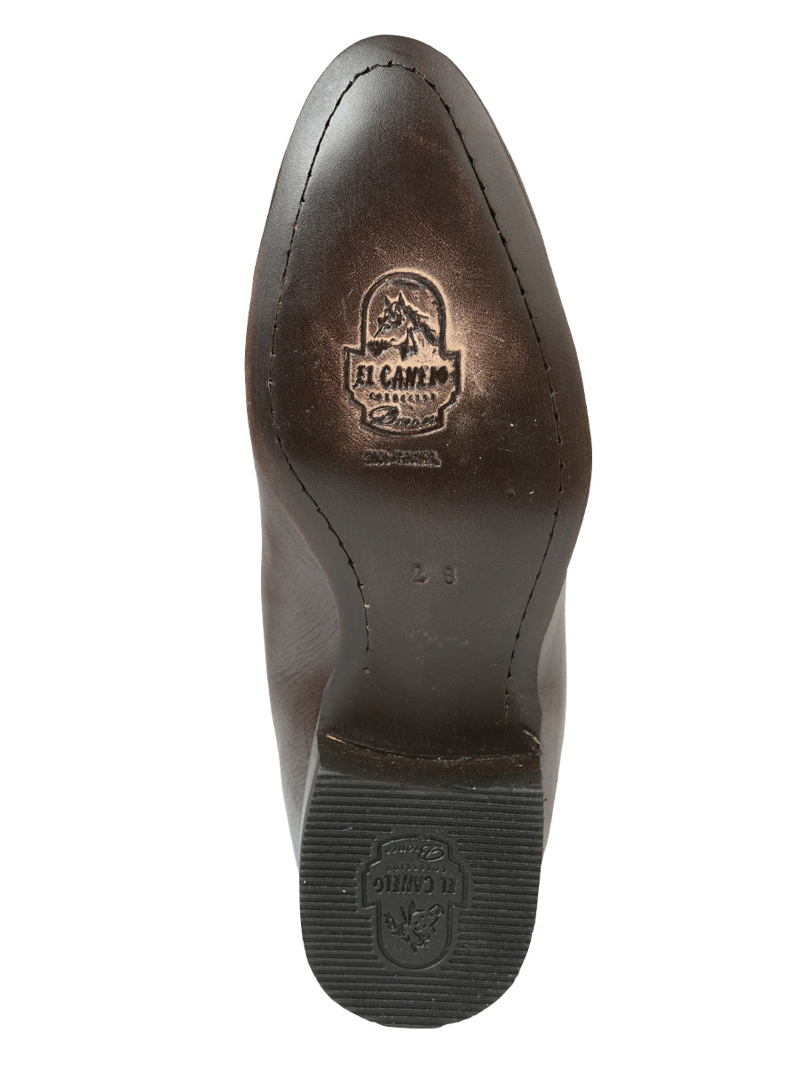 El Canelo Men’s Charro Boots - Brown 45757