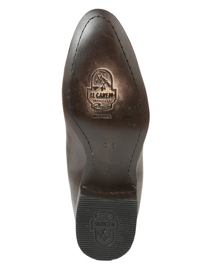 El Canelo Men’s Charro Boots - Brown 45757