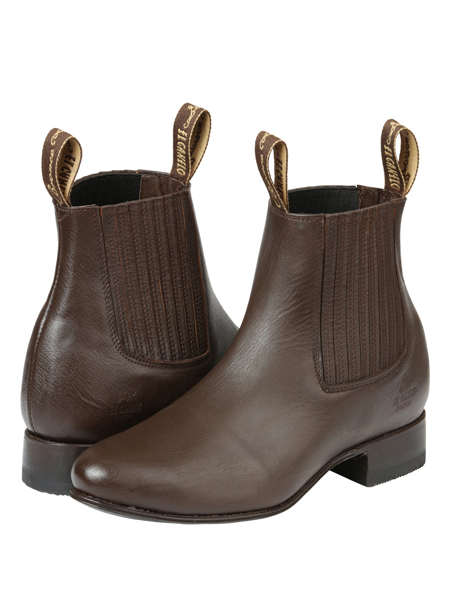 El Canelo Men’s Charro Boots - Brown 45757