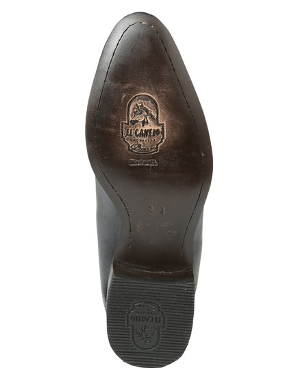 El Canelo Men’s Charro Boots - Black 45758