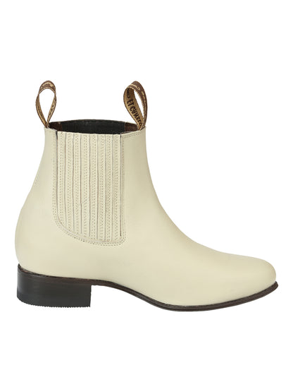 El Canelo Men’s Charro Boots - Oyster Color 45759
