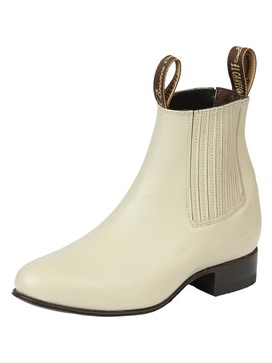 El Canelo Men’s Charro Boots - Oyster Color 45759