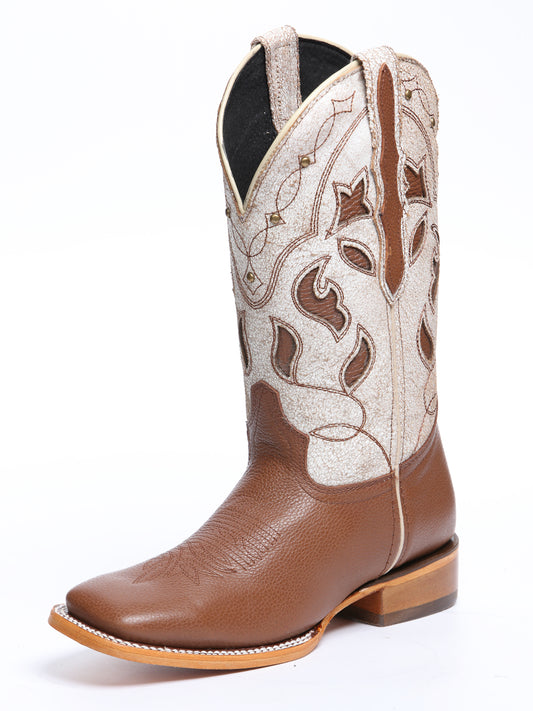 Women's El General Cowgirl Boot- Honey 45776