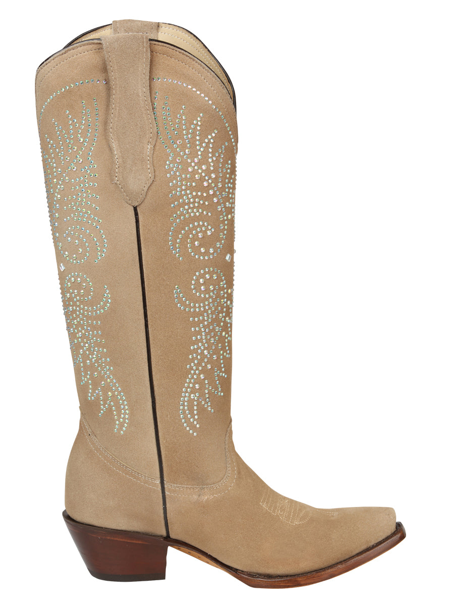 El General Women’s Western Suede Boots - Tuscani 45793