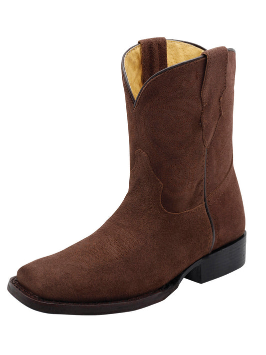 El General Women’s Suede Rodeo Boots - Brown 45804