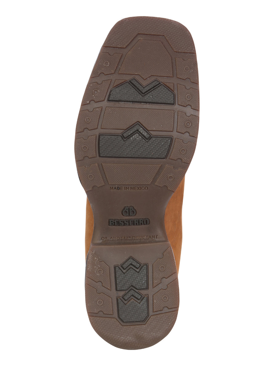 Men's Ankle Boot El Besserro Nobuck- Tan 45875