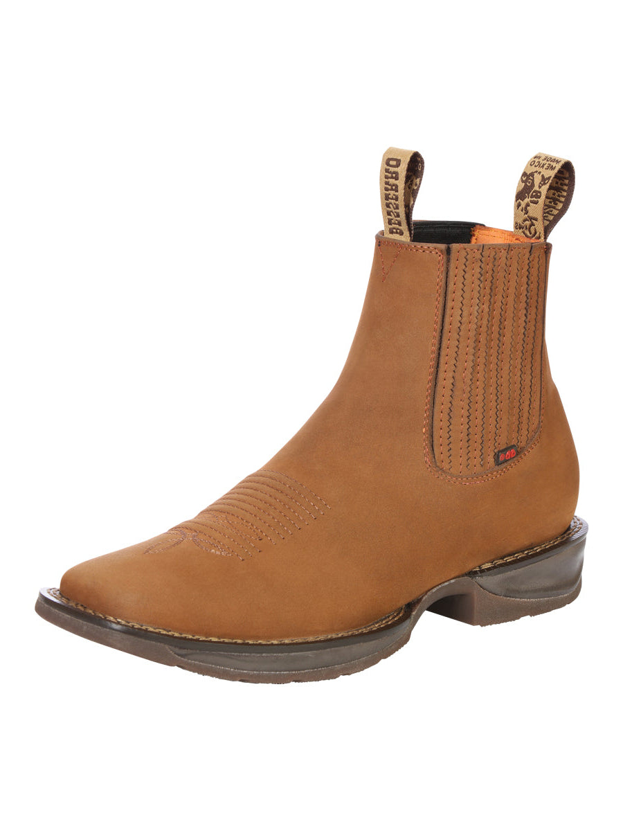 Men's Ankle Boot El Besserro Nobuck- Tan 45875