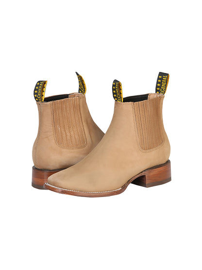 El General Men's Nobuck Ankle Boot - Nobuck Sand 126194