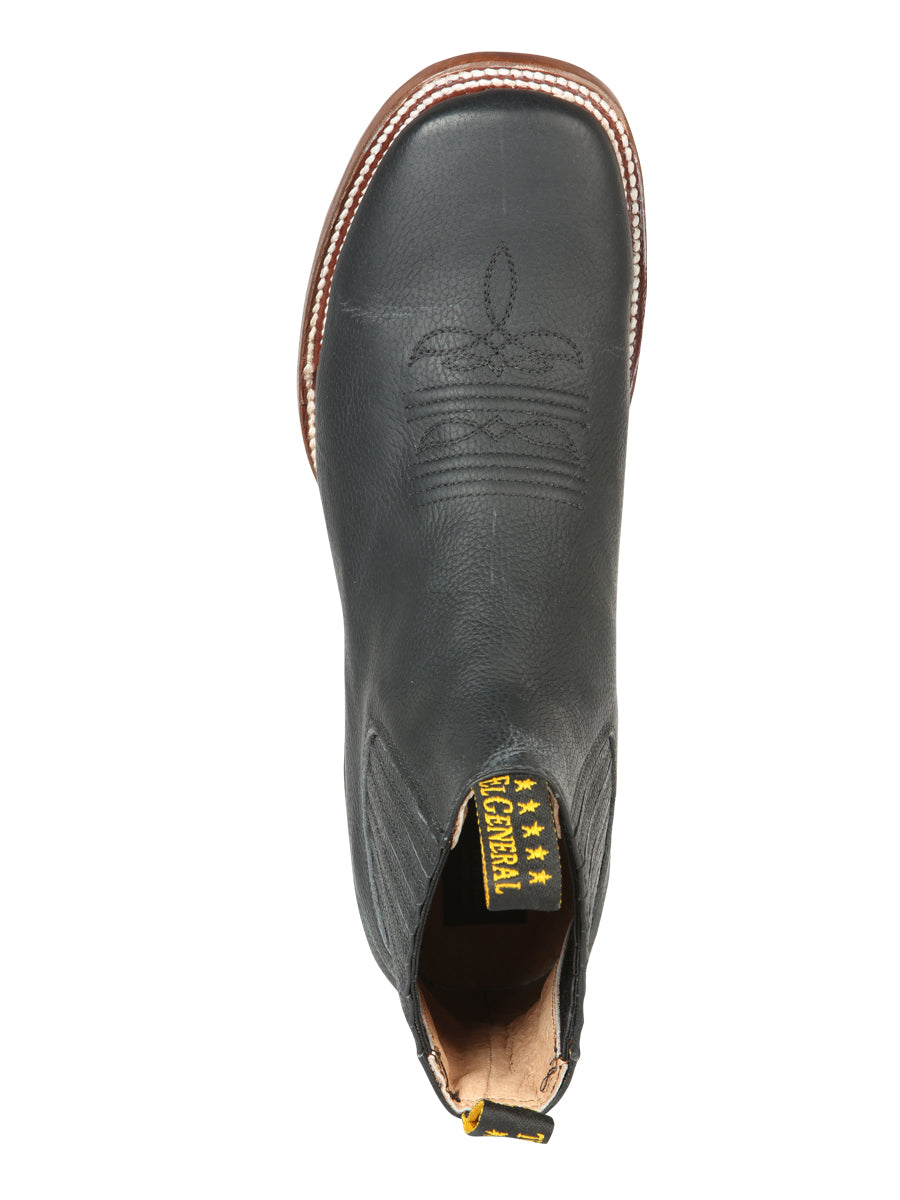 El General Men’s Ankle Boots - Cimarron Leather Black 126610