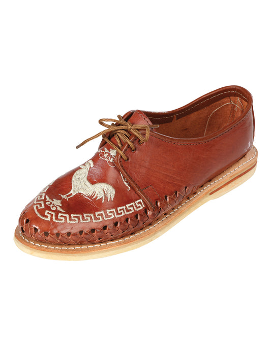 Mexican Artisanal Shoes Leather Honey/Brown 603357