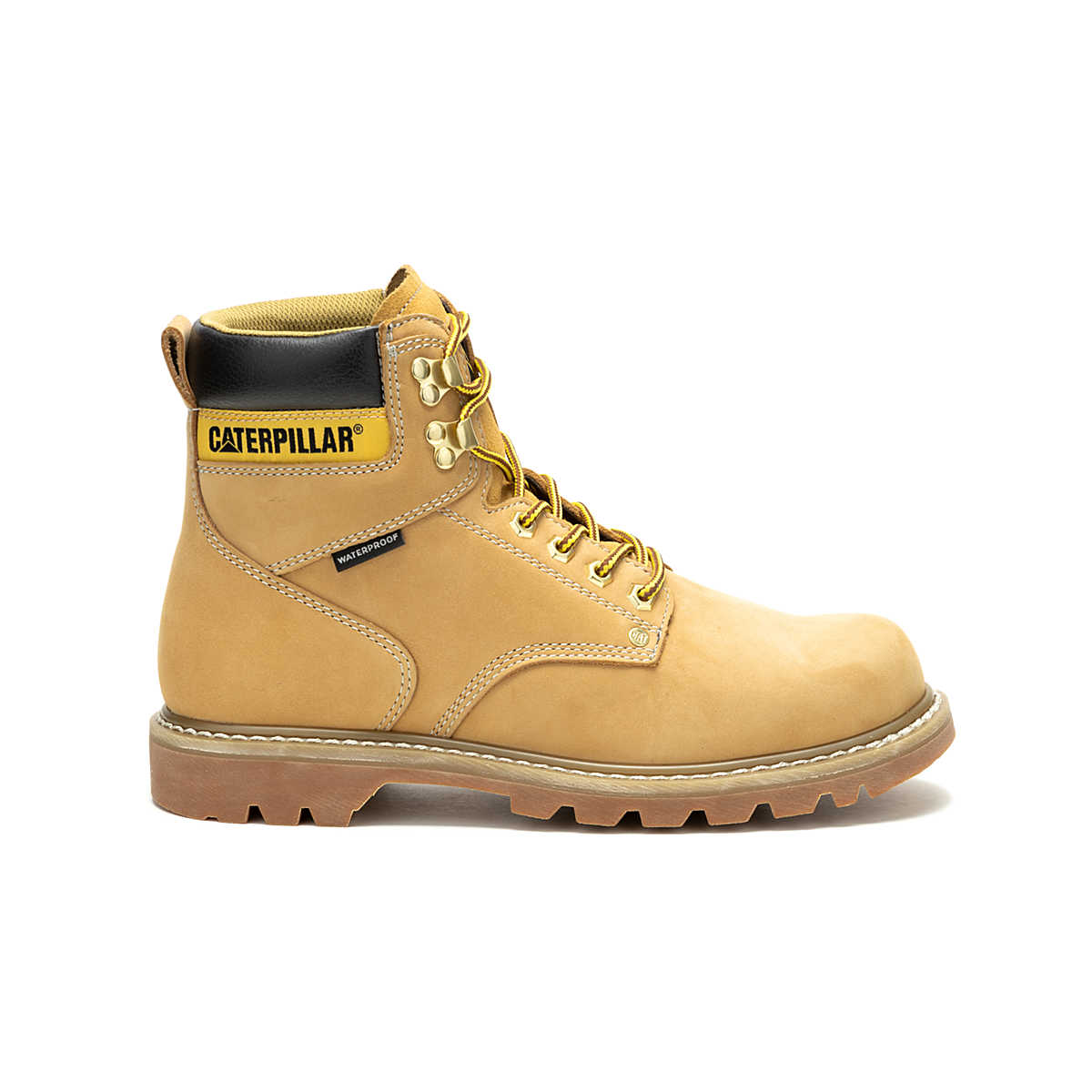 CATERPILLAR Men's Second Shift Soft Toe Waterproof Work Shoes P51085