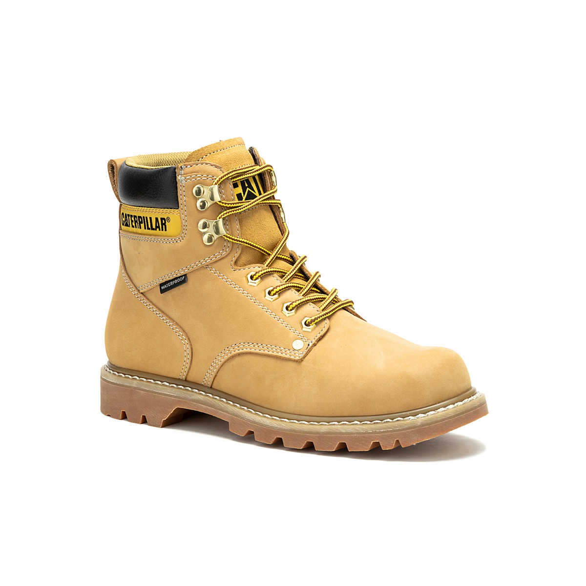 CATERPILLAR Men's Second Shift Soft Toe Waterproof Work Shoes P51085