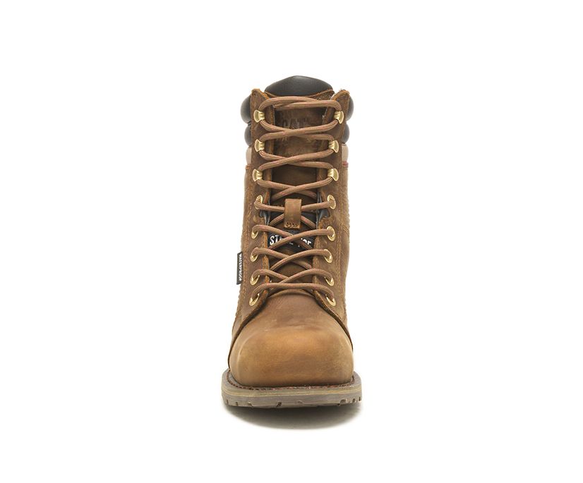 CATERPILLAR Women's 8 Inch Echo Waterproof Steel Toe Work Boot P91575