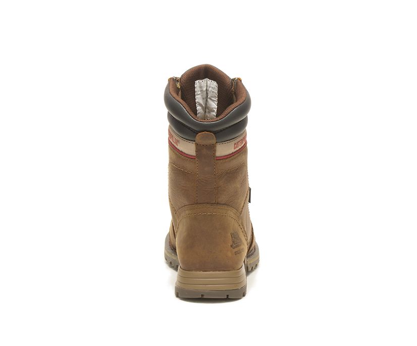 CATERPILLAR Women's 8 Inch Echo Waterproof Steel Toe Work Boot P91575