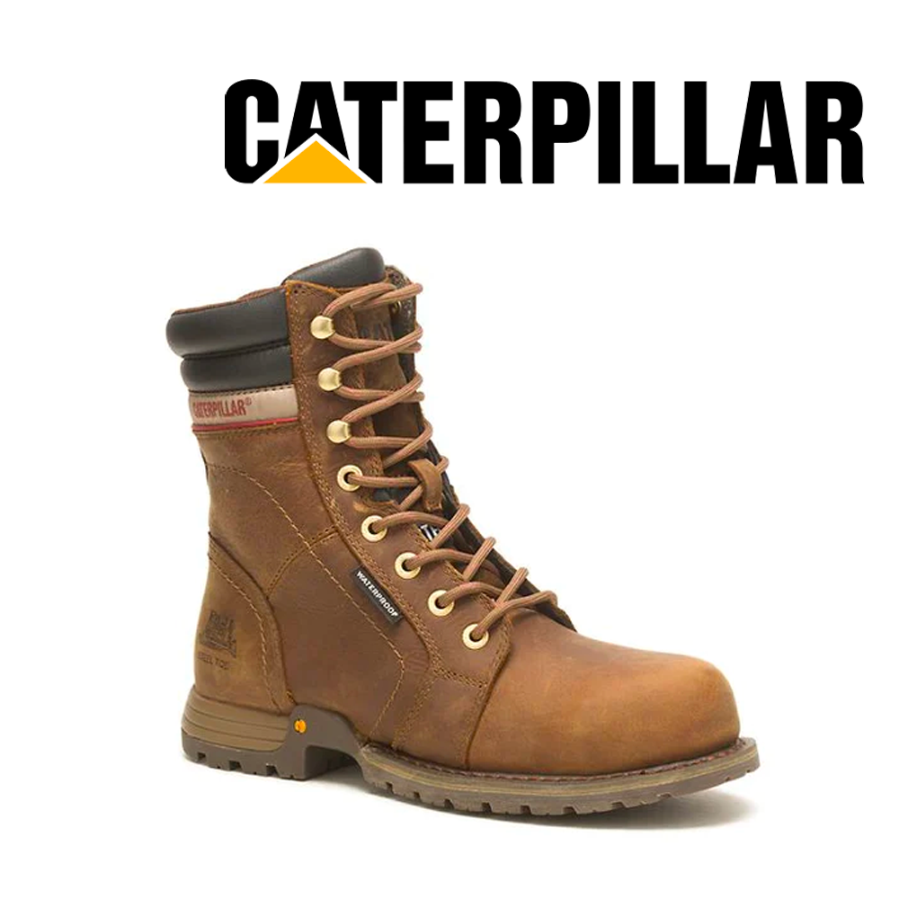 CATERPILLAR Women's 8 Inch Echo Waterproof Steel Toe Work Boot P91575